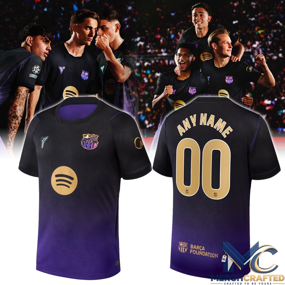 UCL Mens Away 26-27 Barca x Kobe Football Jersey