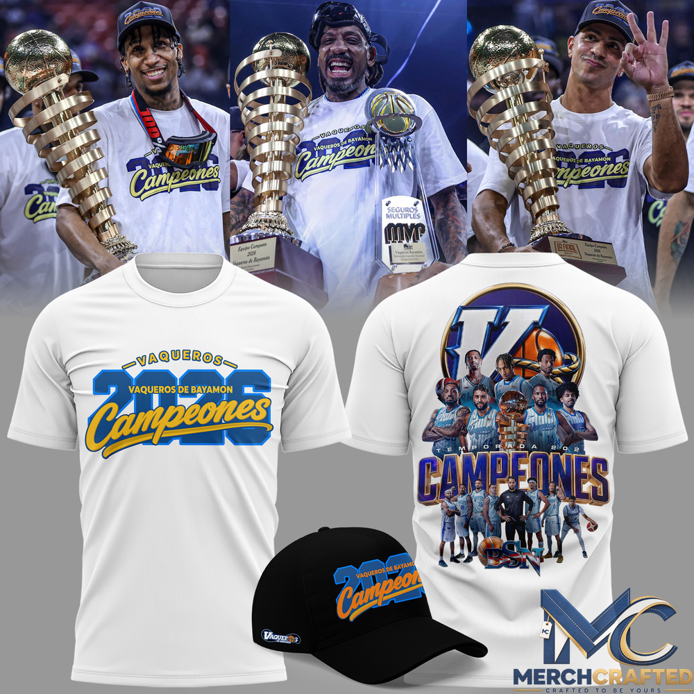 Vaqueros de Bayamón 2026 BSN Champions T-shirt