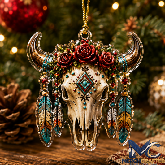 Western Skull 24 Acrylic Ornament Advent Calendar