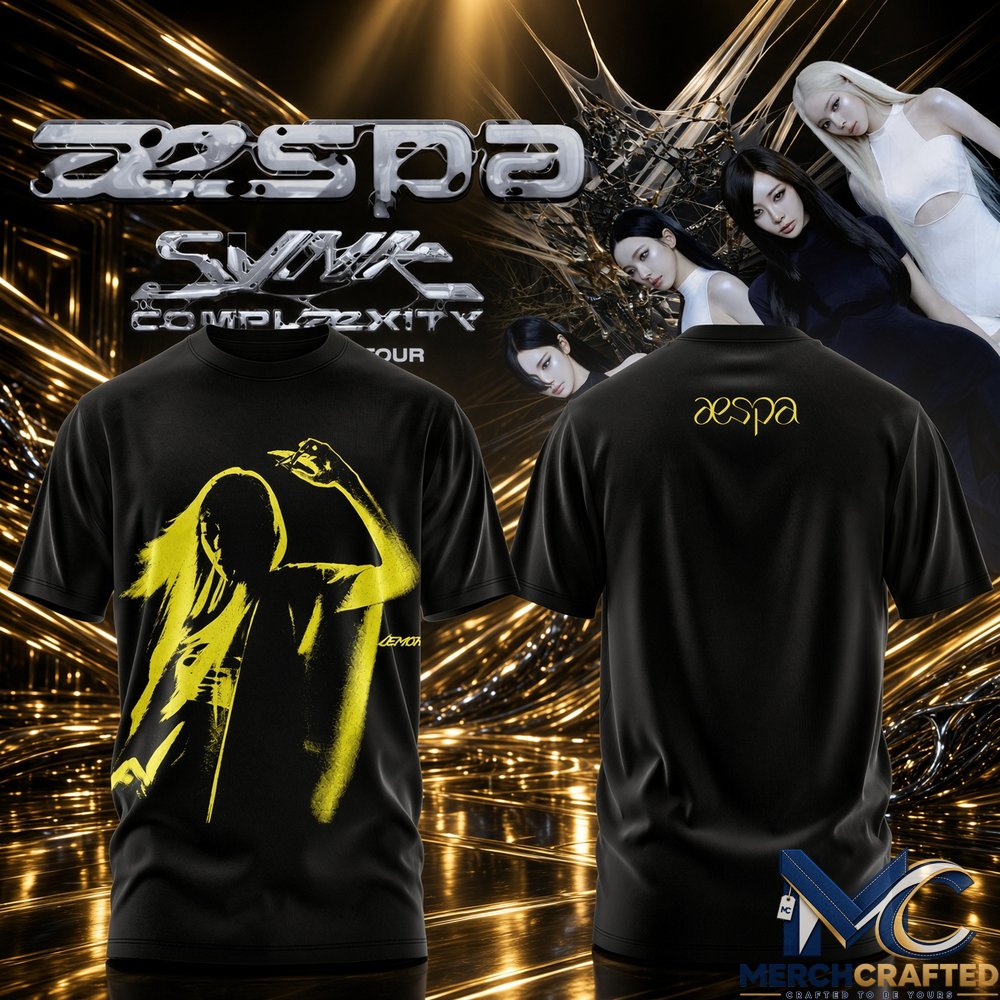 aespa Winter SYNK COMPLÆXITY Live Tour 2026 Black MD T-Shirt