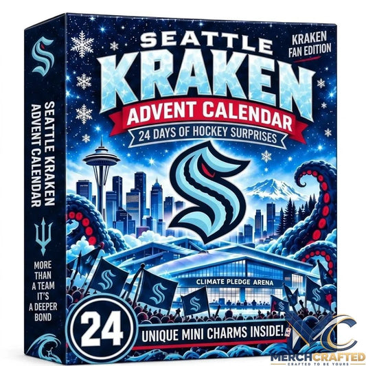 Seattle Kraken Christmas 2026 Limited Edition Advent Calendar - Merch Crafted