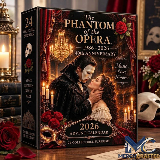 The Phantom of the Opera 40th Anniversary 2026 Advent Calendar - 24 Collectibles Supprises - Merch Crafted