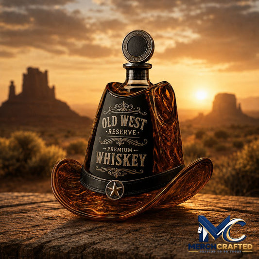Walker Texas Ranger Whiskey Bottle - Merch Crafted