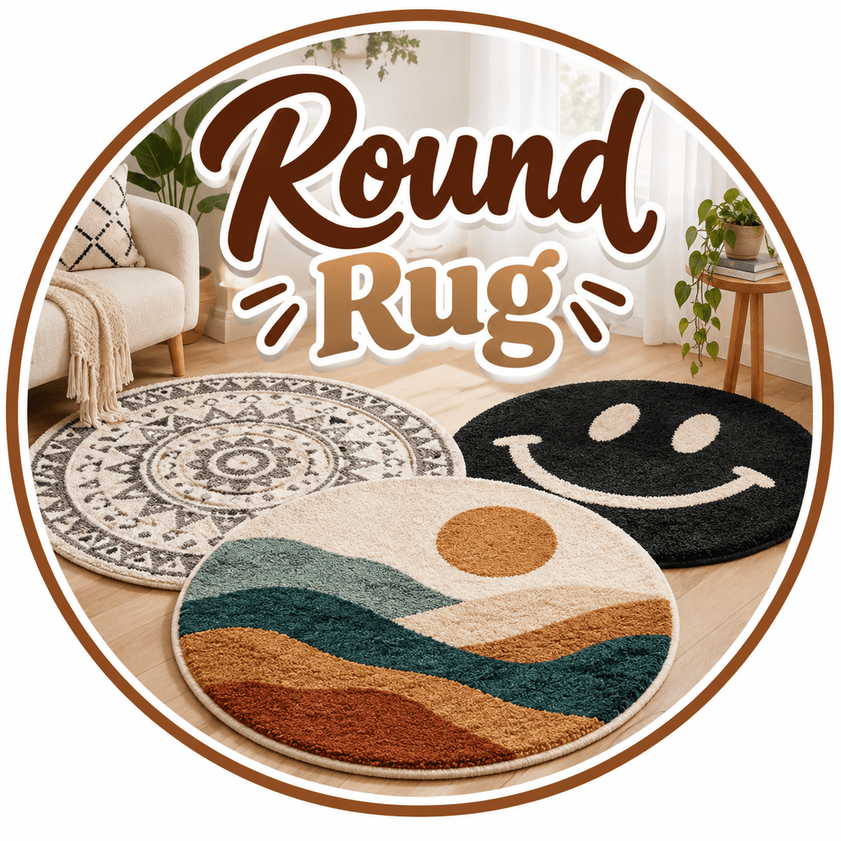 Round Rug - Merch Crafted