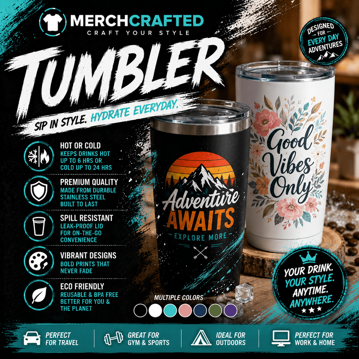 Tumbler - Merch Crafted
