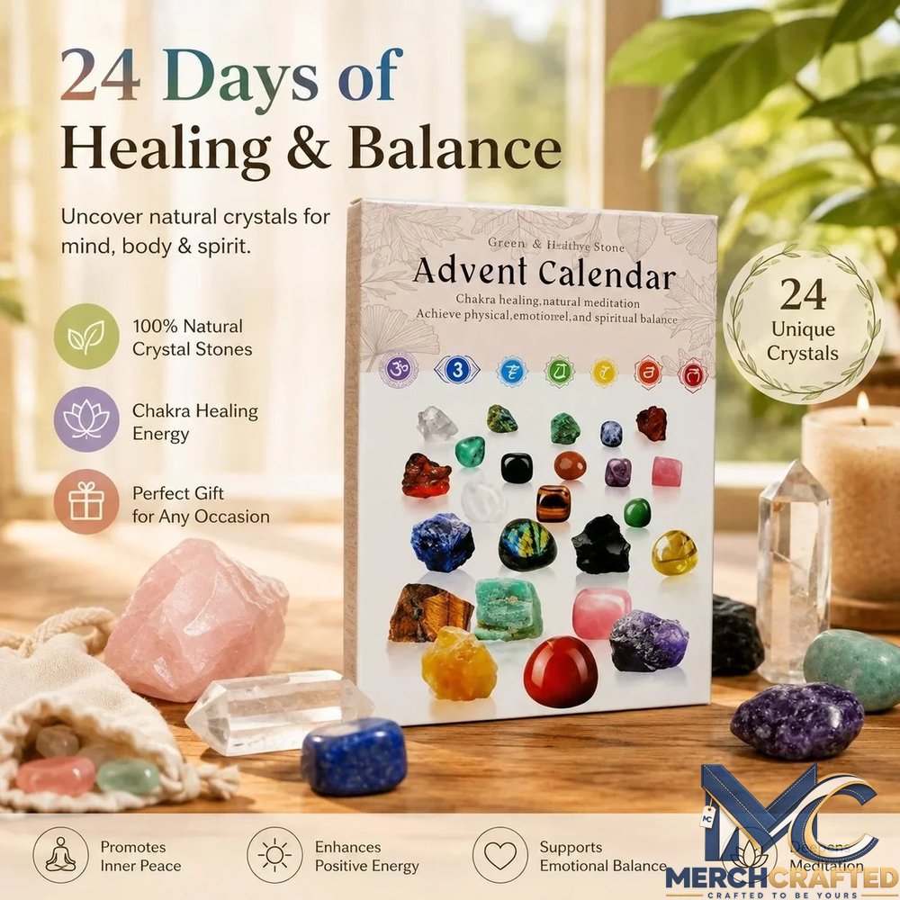 2026 Crystal Discovery 24 Days of Natural Gemstone Surprises Advent Calendar