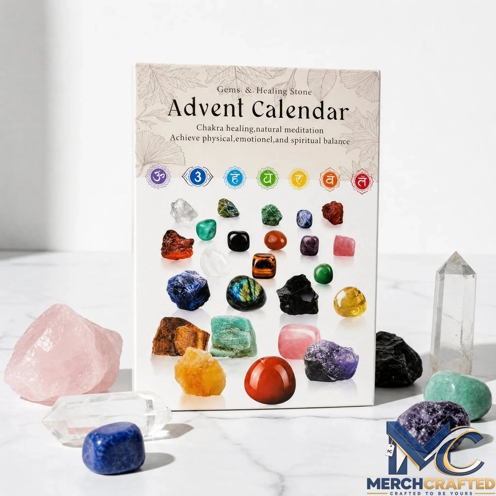 2026 Crystal Discovery 24 Days of Natural Gemstone Surprises Advent Calendar