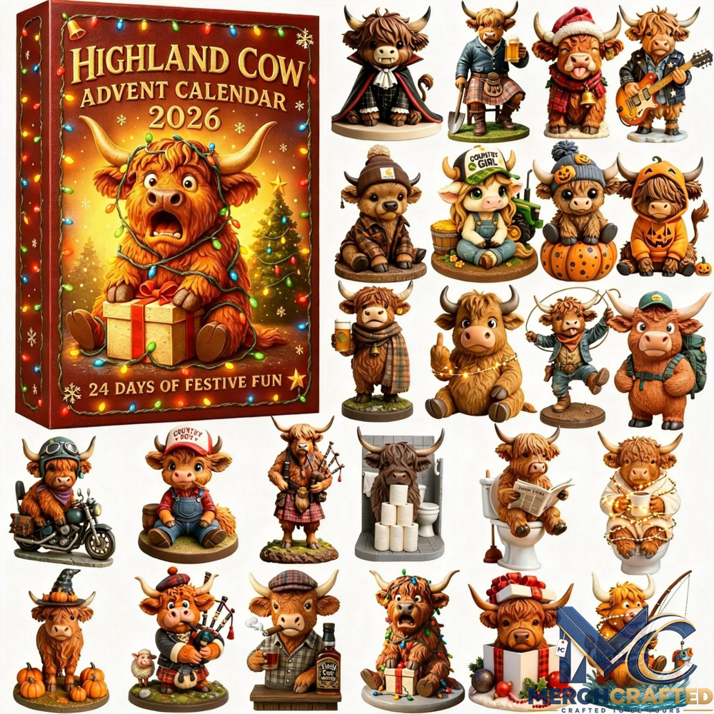 2026 Highland Cow Advent Calendar