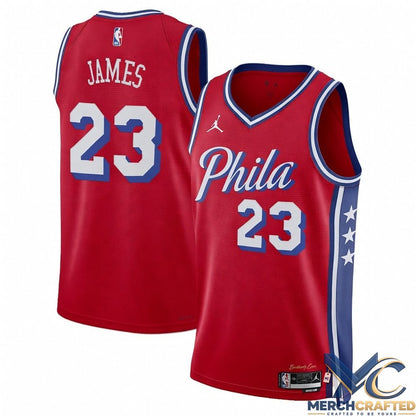 #23 LeBron James Philadelphia 76ers Basketball Jersey