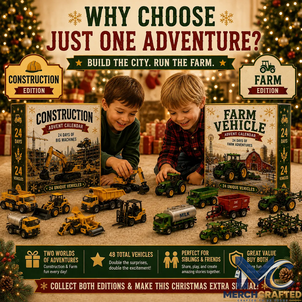 24-Day Farm Vehicle Advent Calendar – 24 Unique Tractors x Farm Machines Limited Edition