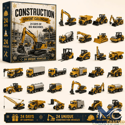 24-Day Farm Vehicle Advent Calendar – 24 Unique Tractors x Farm Machines Limited Edition - Merch Crafted