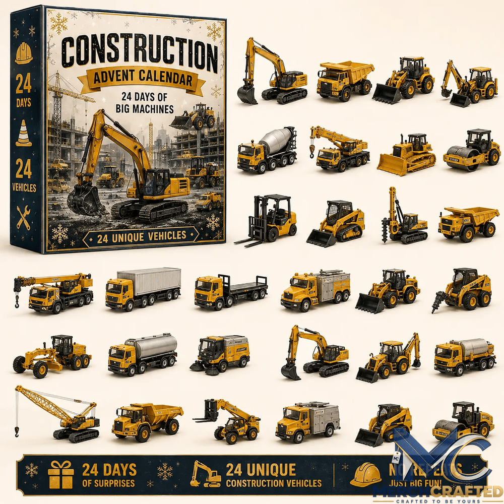 24-Day Farm Vehicle Advent Calendar – 24 Unique Tractors x Farm Machines Limited Edition - Merch Crafted