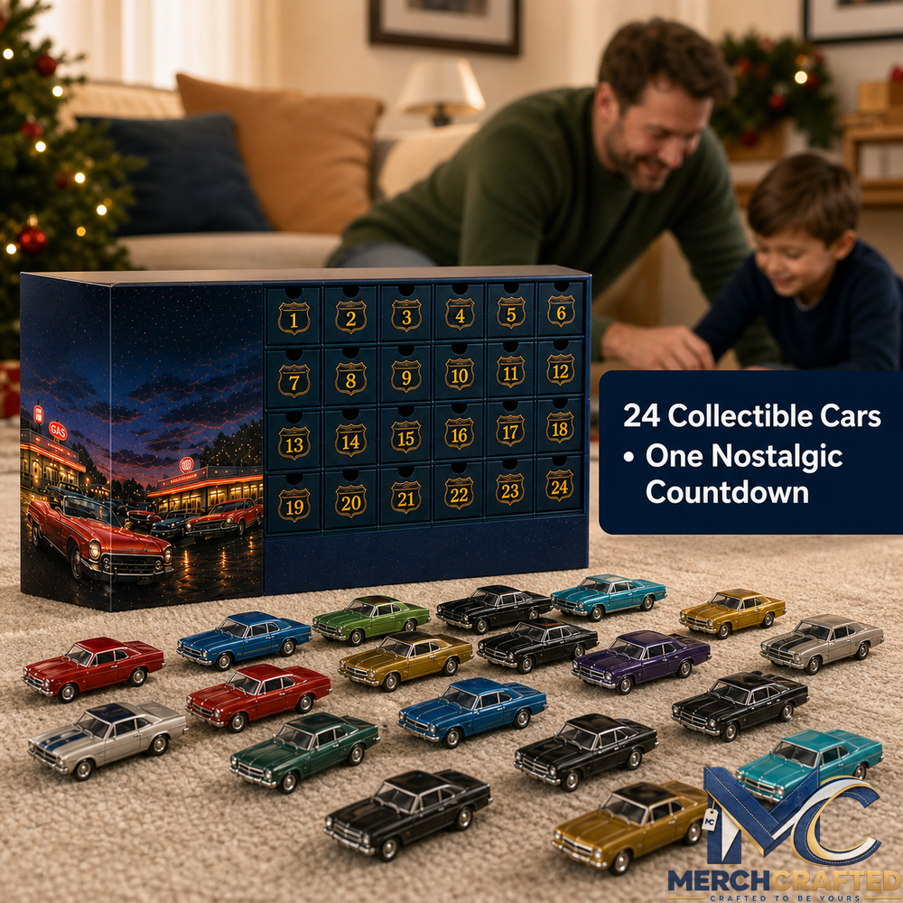 24 Days of Classic American Cars – 24 Vintage Ride Collectibles for Car Lovers Advent Calendar