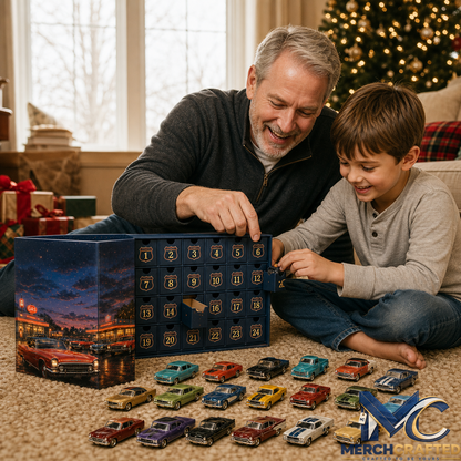 24 Days of Classic American Cars – 24 Vintage Ride Collectibles for Car Lovers Advent Calendar