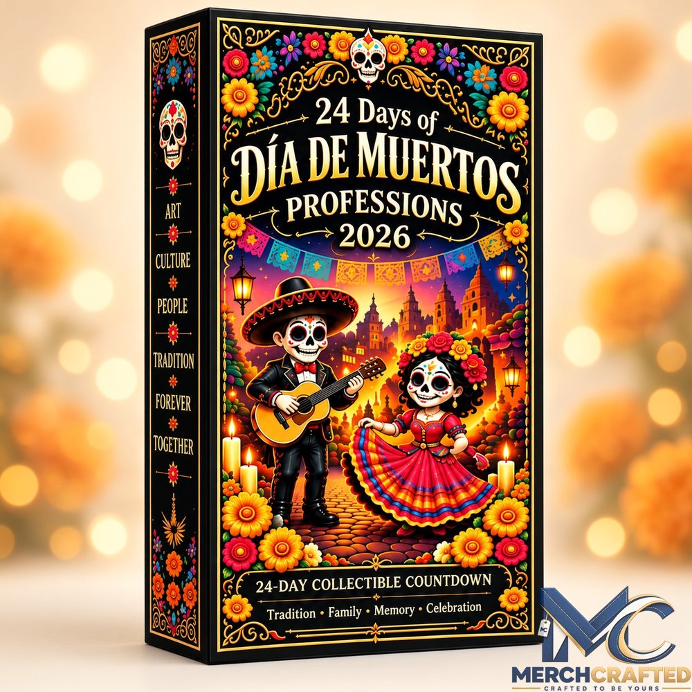 24 Days of Dia de Muertos Professions 2026 Advent Calendar  24-Day Collectible Countdown with Profession Charms