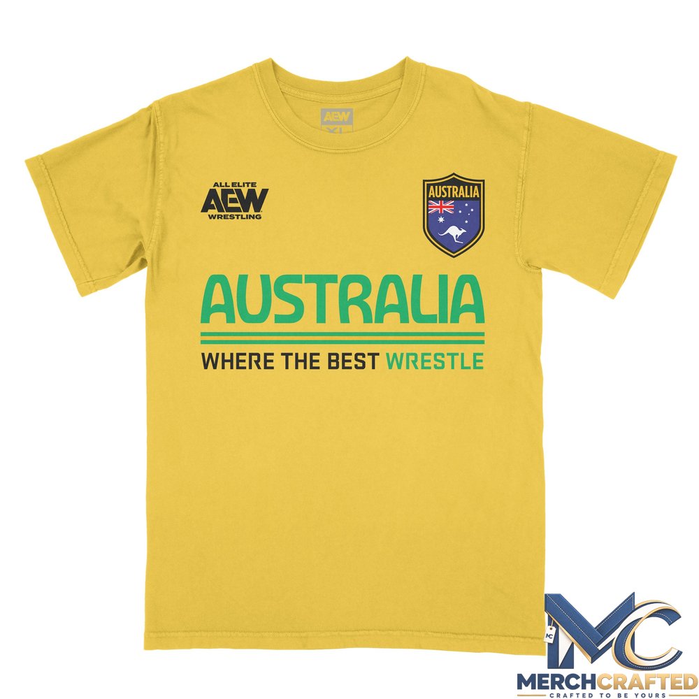 AEW Tournament Soccer Collection - Australia T-Shirt