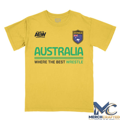 AEW Tournament Soccer Collection - Australia T-Shirt