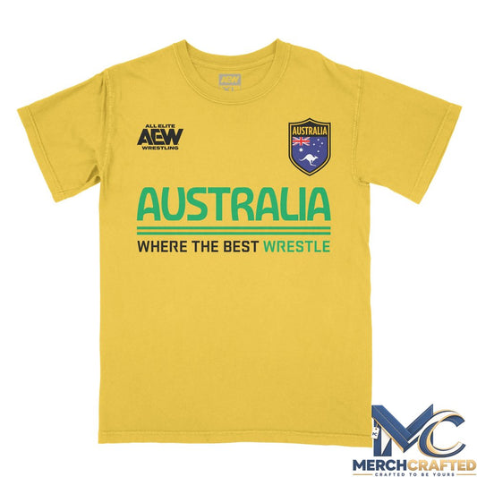 AEW Tournament Soccer Collection - Australia T-Shirt