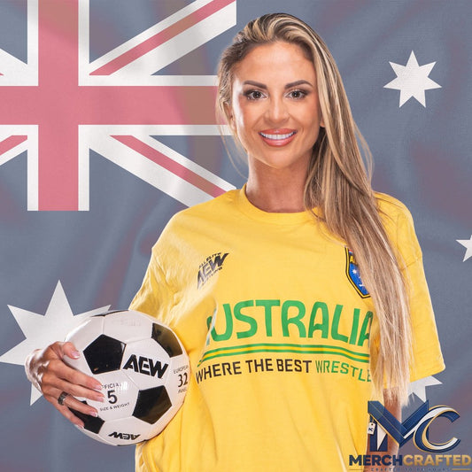 AEW Tournament Soccer Collection - Australia T-Shirt