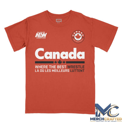 AEW Tournament Soccer Collection - Canada T-Shirt