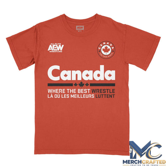AEW Tournament Soccer Collection - Canada T-Shirt