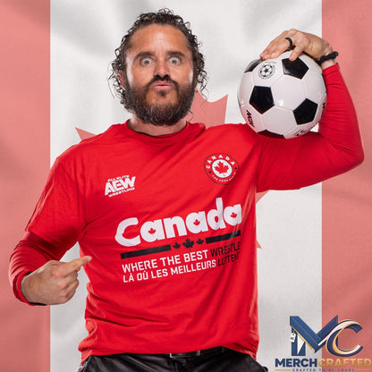 AEW Tournament Soccer Collection - Canada T-Shirt