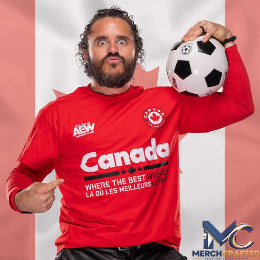 AEW Tournament Soccer Collection - Canada T-Shirt