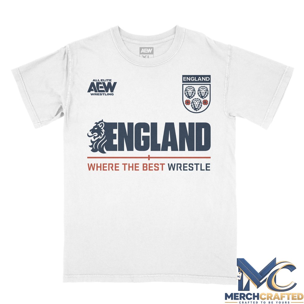 AEW Tournament Soccer Collection - England T-Shirt