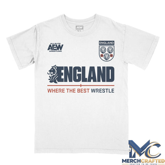 AEW Tournament Soccer Collection - England T-Shirt