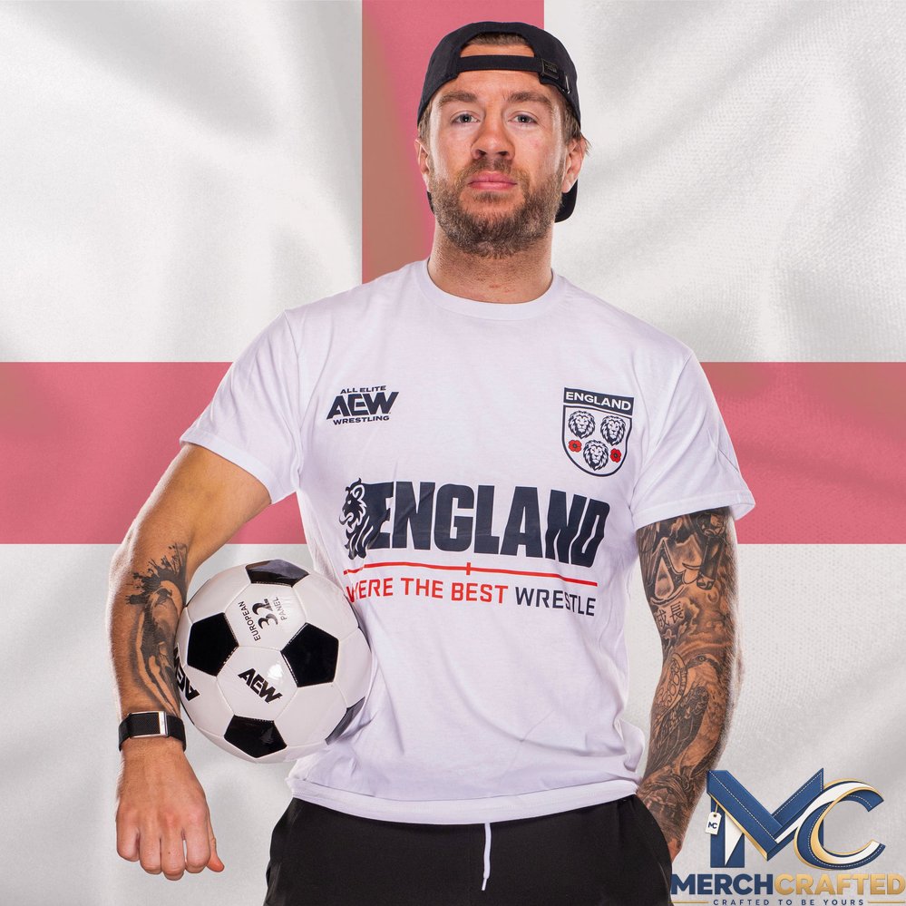 AEW Tournament Soccer Collection - England T-Shirt