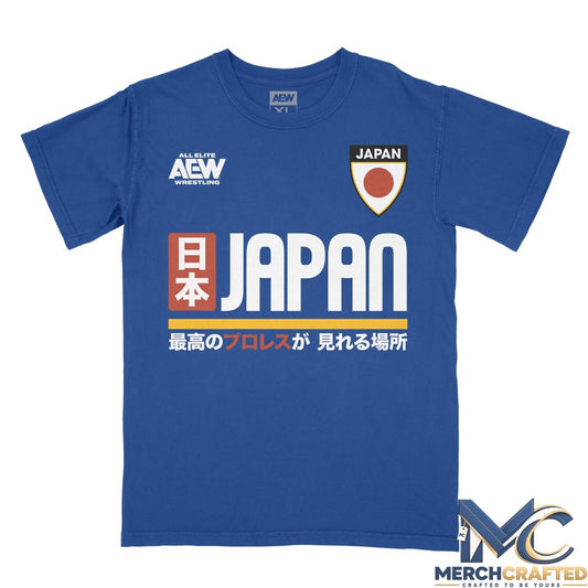 AEW Tournament Soccer Collection - Japan T-Shirt