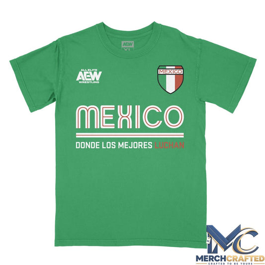 AEW Tournament Soccer Collection - Mexico T-Shirt