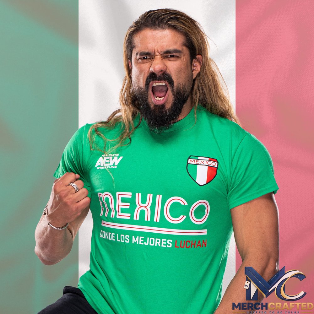 AEW Tournament Soccer Collection - Mexico T-Shirt