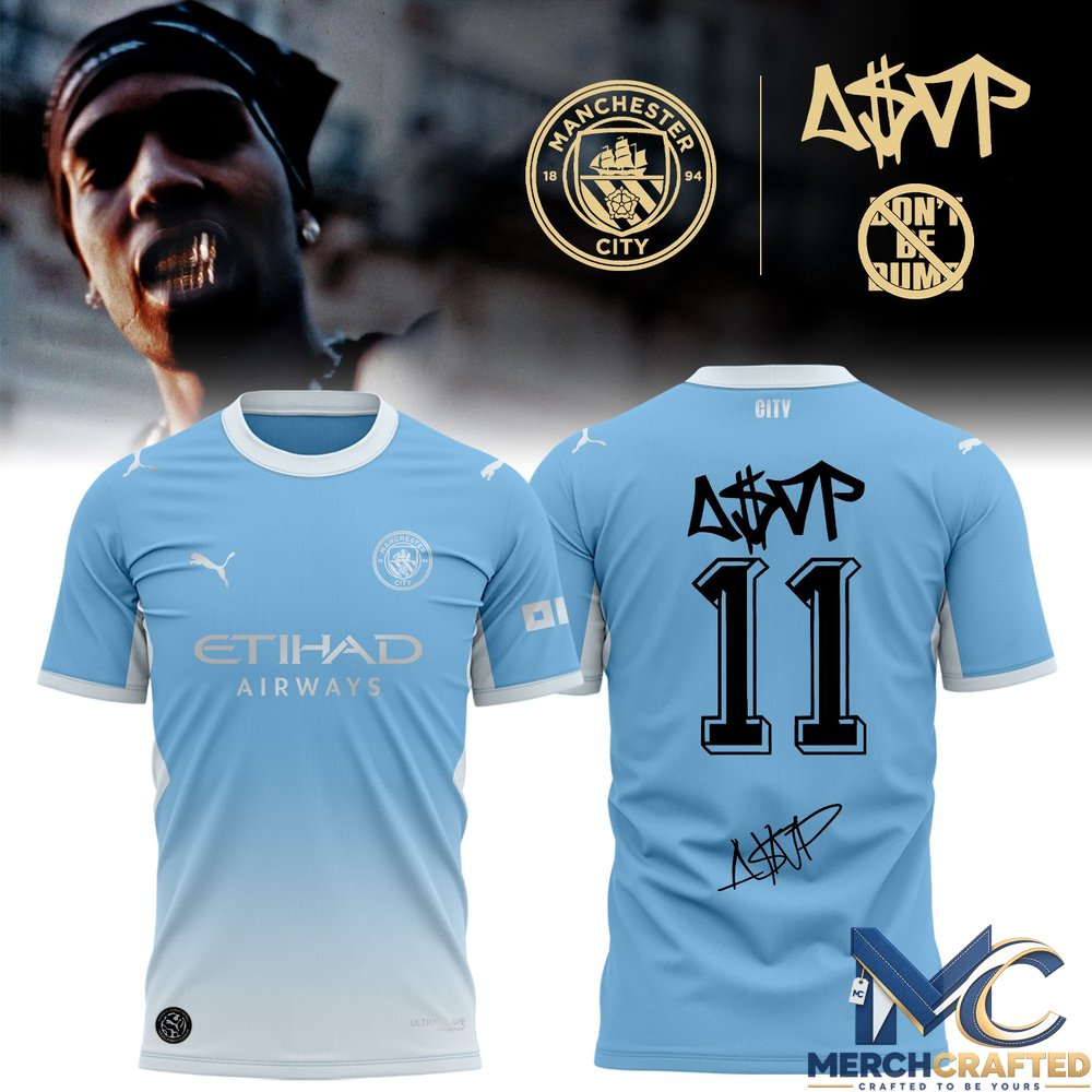 ASAP Rocky Manchester City Limited Edition Shirt