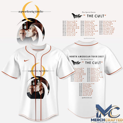 A Perfect Circle North American Tour 2027 Basebal Jersey