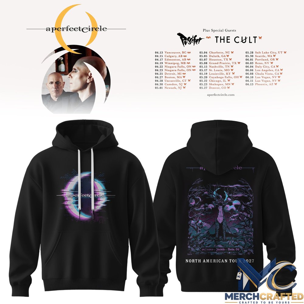 A Perfect Circle North American Tour 2027 Hoodie
