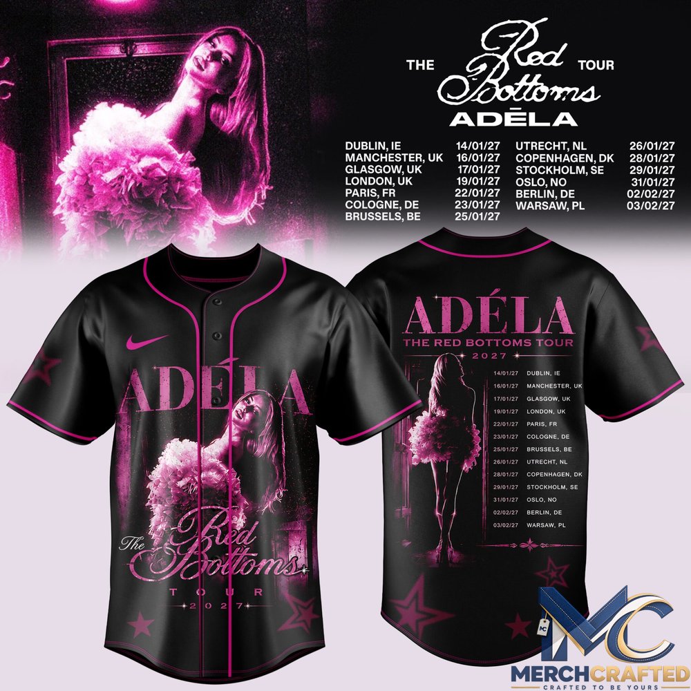 Adéla - The Red Bottoms Tour UK& Europe 2027 Baseball Jersey