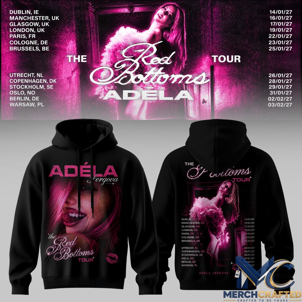 Adéla Jergova - The Red Bottoms Tour Hoodie