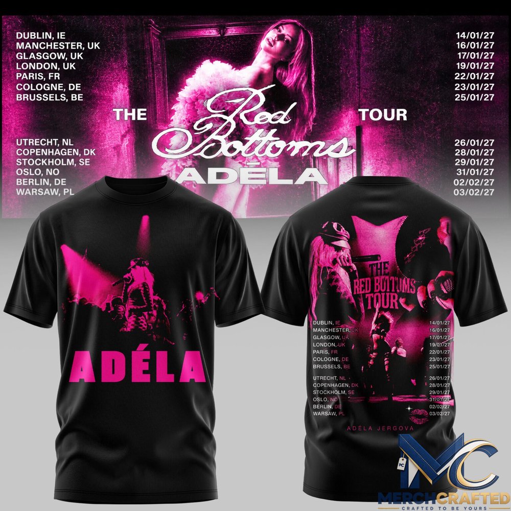 Adéla Jergova - The Red Bottoms Tour TShirt