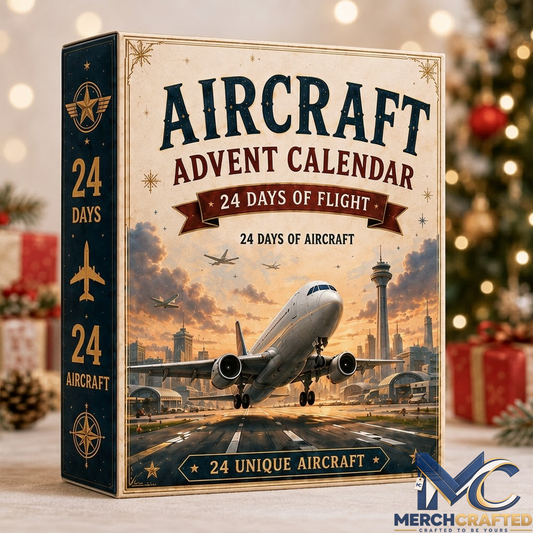 Aircraft Christmas Advent Calendar - Flight Miniature Airplane Models