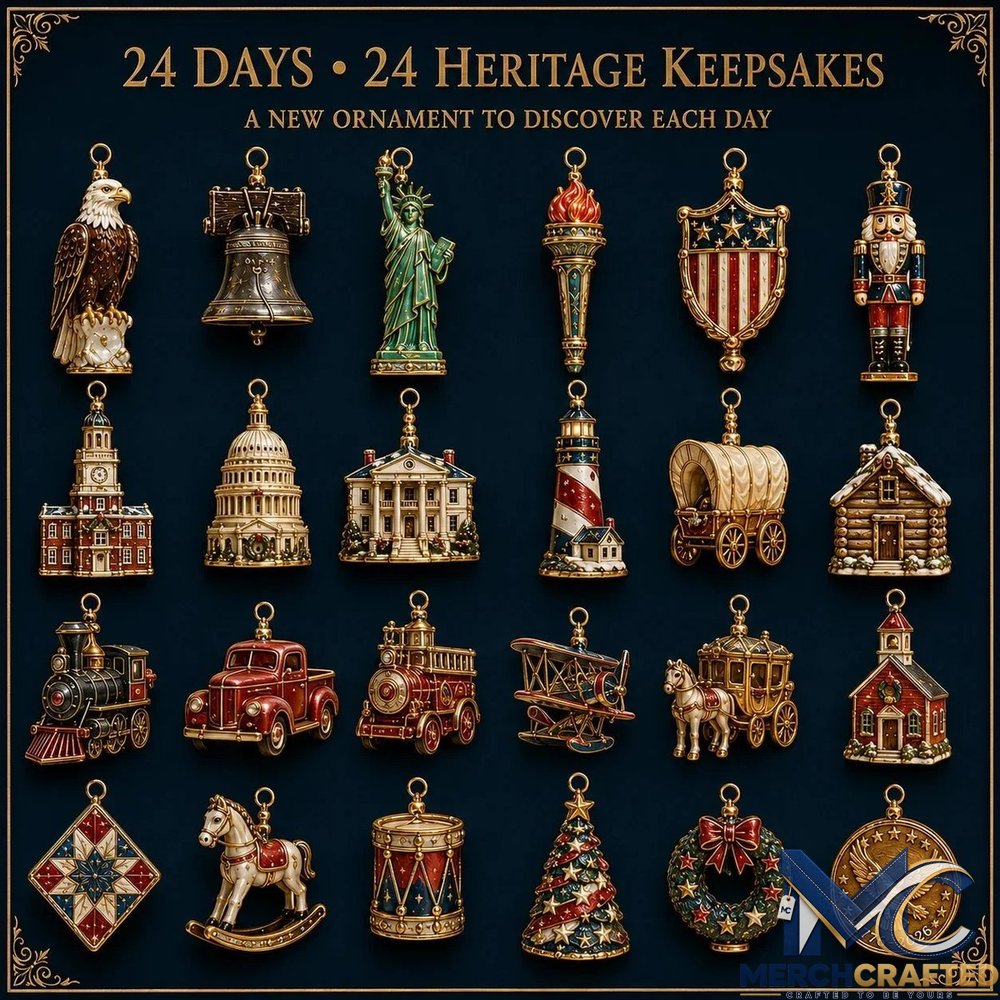 America 250th Anniversary Heritage Christmas Limited Anniversary Edition Advent Calendar