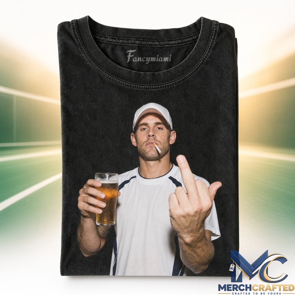 Andy Roddick x Drinking Middle Finger T-Shirt