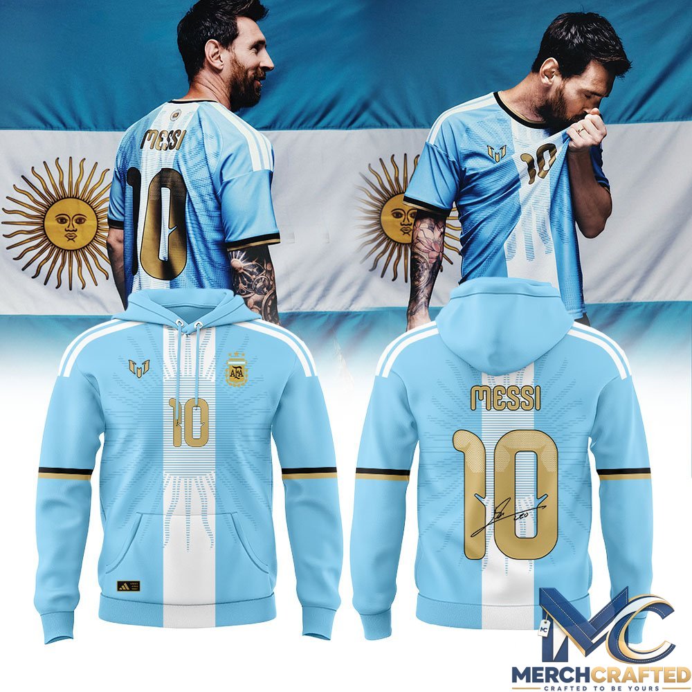 Argentina Lionel Messi Last Dance Farewell Match Tribute Hoodie