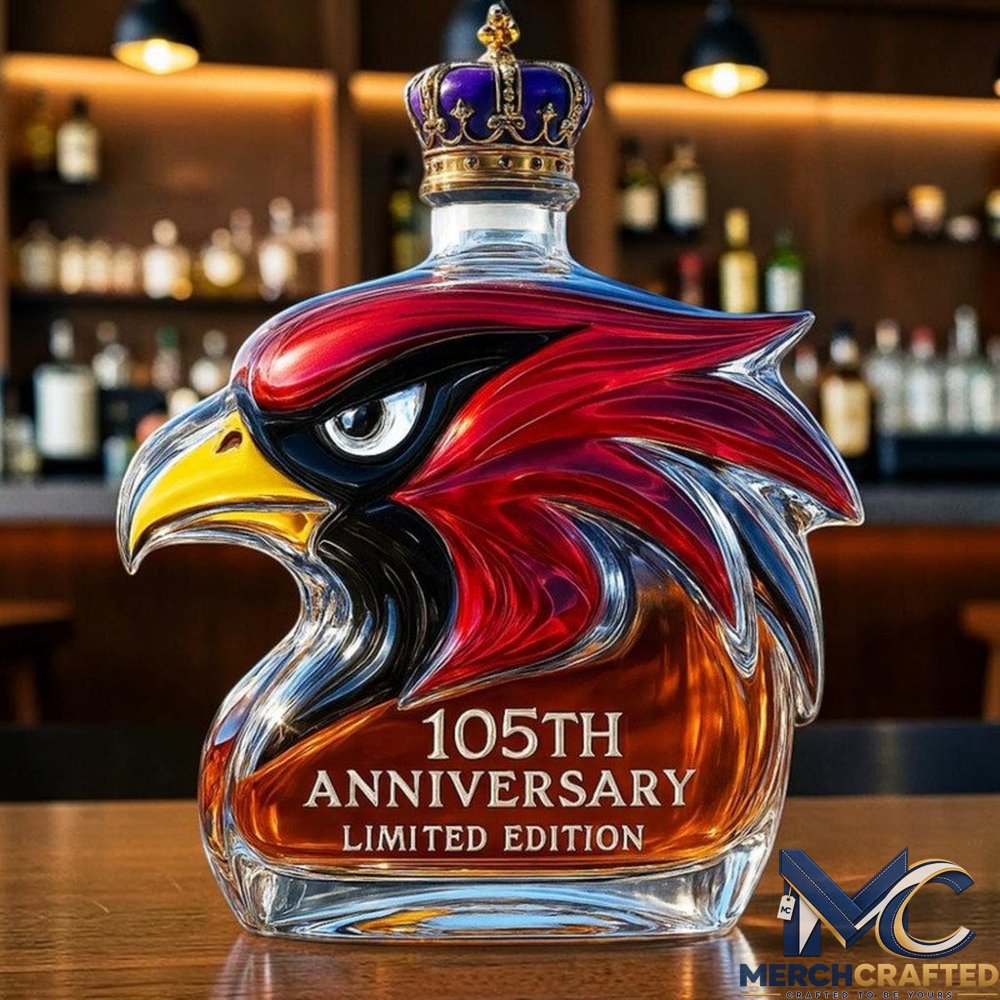 Arizona Cardinals 105th Anniversary Whiskey Decanter