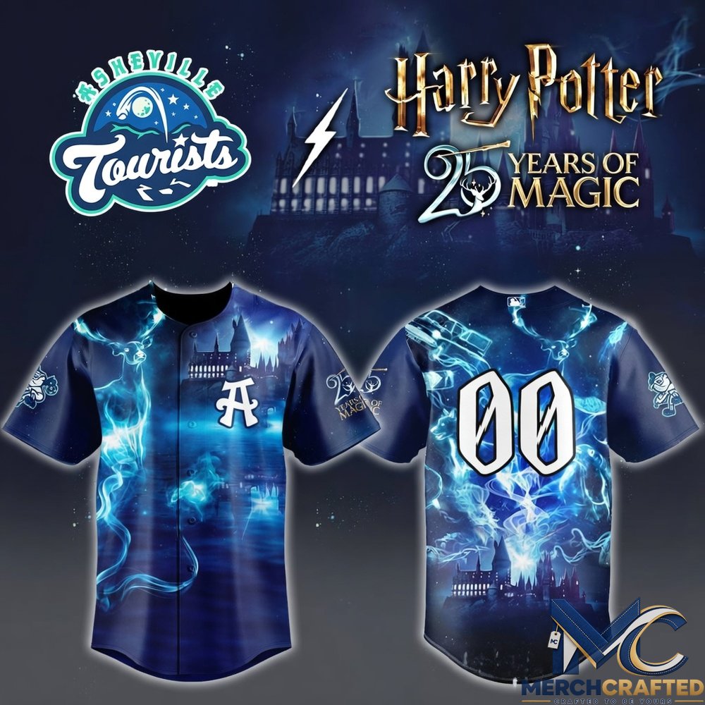 Asheville Tourists x Harry Potter Night ’25 Years of Magic’ Custom Baseball Jersey