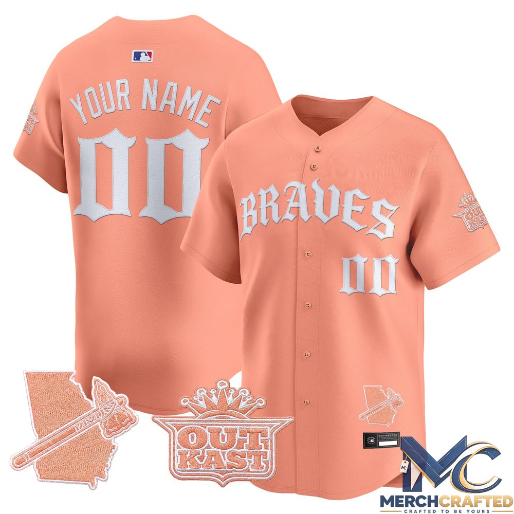 Atlanta Braves 'Old English Edition' Vapor Premier Limited Custom Baseball Jersey