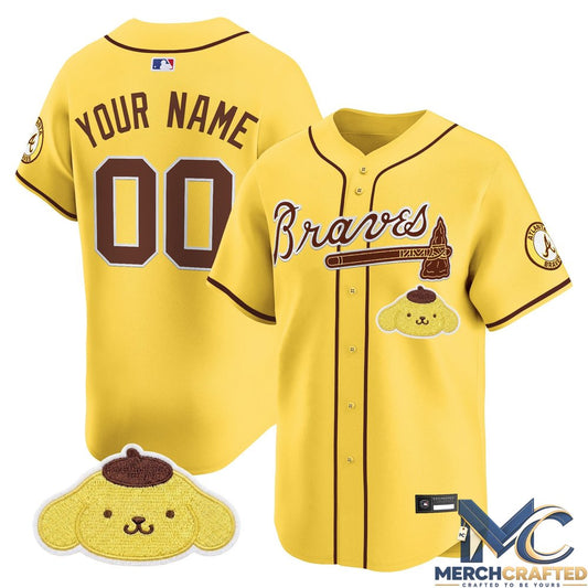 Atlanta Braves x Sanrio Friends Vapor Premier Limited Custom Baseball Jersey