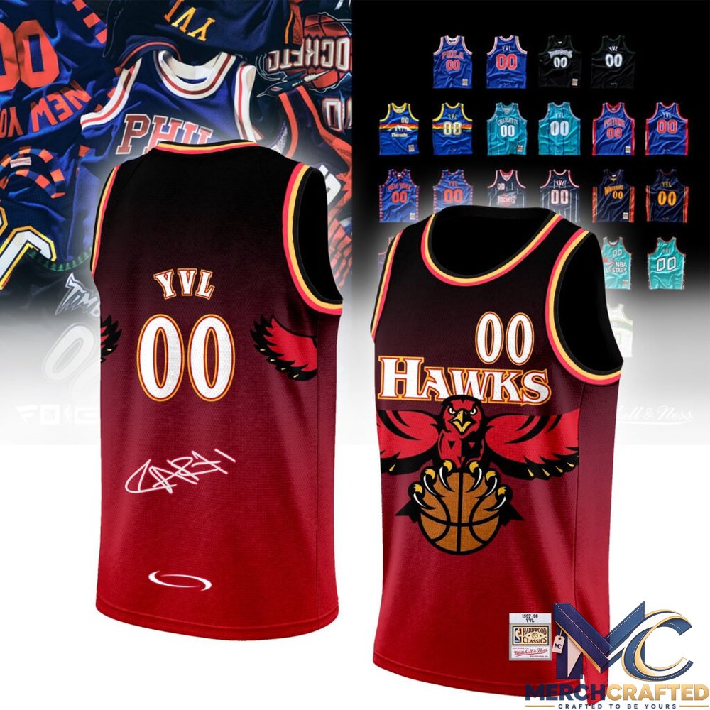 Atlanta Hawks Hardwood Classics Basketball Jersey