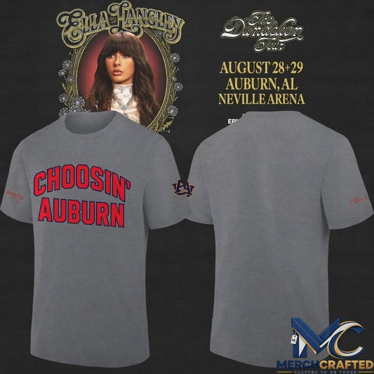 Auburn Tigers x Ella Langley – The Dandelion Tour 2026 T-Shirt 2D