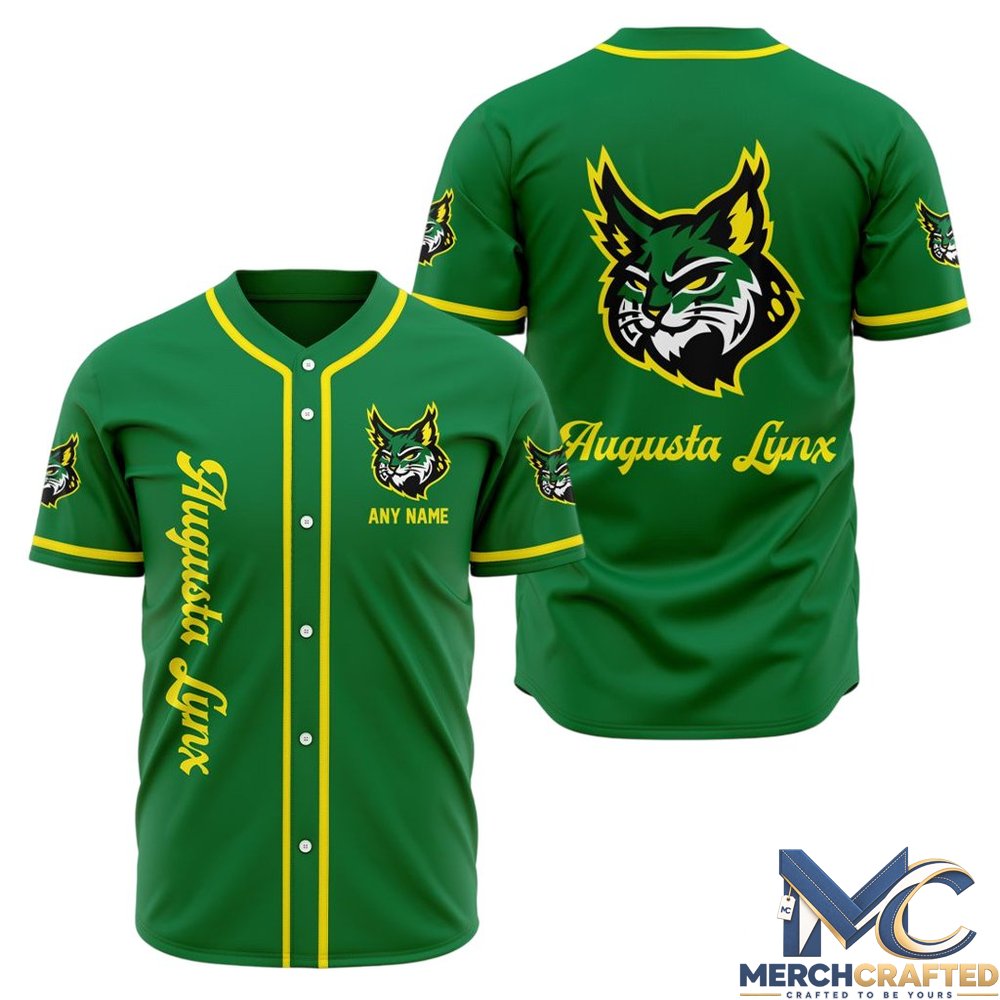 Augusta Lynx Personalized Baseball Jersey